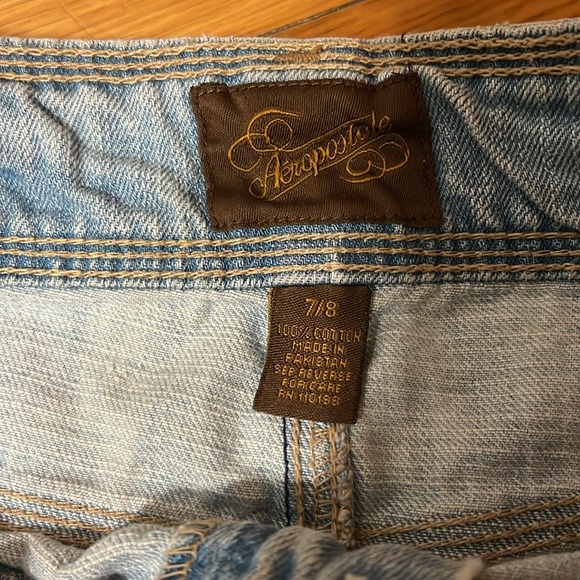 Sz 7/8 Aeropostale distressed mini skirt - Picture 3 of 4
